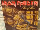 IRON MAIDEN PIECE OF MIND EARLY UK PRESSING+BLACK CARD INNER+COLOR MERCH INSERT