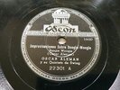 OSCAR ALEMAN Odeon 22301 JAZZ 78 IMPROVISACIONES SOBRE BOOGIE WOOGIE / HACIENDO