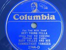 RUDY VALLEE Hey Young Fella Columbia Blue Wax 78 2744-D E+ cond. 1933 HOT DANCE