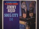 JIMMY REED: At Soul City LP (rainbow brackets lbl, inner, corner ding, light sc