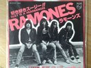 RARE- RAMONES, JAPANESE PICT/SLEEVE,  