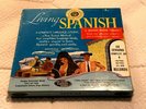 LIVING SPANISH Still Sealed Box LIVING LANGUAGE COURSE 4 LP vintage   .