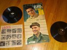 2 ELVIS LP'S VINYL ALBUMS ELVIS IS BACK &1957 ELVIS LPM 1382 RECORD & PAPER ONLY