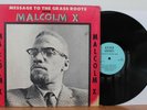 MALCOLM X Message To The Grass Roots LP (Afro 1264, 1965) VG Vinyl