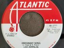Led Zeppelin ?– Immigrant Song  Stereo Promo WLP  Near Mint  WOL 1970 