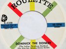 LOU MONTE Dominick the Donkey / Christmas At Our House ROULETTE 1960 45 HEAR