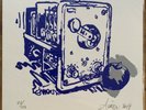 SILVER APPLES OSCILLATIONS SIMEON COXE SIGNED NUMBERED 22 / 100 LATHE CUT VINYL