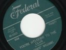 Lee Shot Williams 45 Welcome to the Club FEDERAL EX R&B soul LISTEN