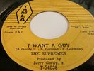 THE SUPREMES I WANT A GUY/ NEVER AGAIN RARE TAMLA LABEL T-54038 EARLY SOUL R&B