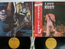 NEIL YOUNG LIVE RUST REPRISE P-5575R Japan OBI VINYL 2LP