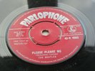 THE BEATLES ORIGINAL 1963 UK 45 PLEASE PLEASE ME  RED LABEL  PARLOPHONE LABEL