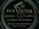 GID TANNER and his SKILLET LICKERS. SOLDIER'S JOY / FLOP-EARED MULE.78 RCA