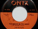 VELOURS ... This Could Be The Night/ Hands Across .. 1st Press on ONYX  515