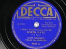 Cliff Bruner's Texas Wanderers DECCA 5624 E- PRE WAR COUNTRY 78
