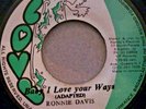 RONNIE DAVIS BABY I LOVE YOUR WAYS on LOVE  EX-