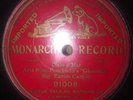 ENRICO CARUSO 10'' - Imported Monarch Record 91008 - 78 rpm record SINGLE SIDED
