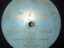 LIGHT BLUE ZONOPHONE 10'' Disco Zonofono X-1555 - 78 rpm record ENRICO CARUSO