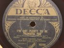 Bing Crosby 3 shellac records 78 rpm 