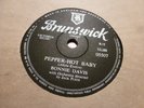 BONNIE DAVIS PEPPER-HOT BABY / FOR ALWAYS DARLING BRUNSWICK 05507 78 RPM EX RARE