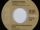 70s Soul 45 CHARLES DRAIN Lifetime Guarantee Of Love RCA VICTOR VG++/VG+ HEAR