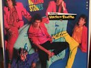 Autographed by all 5 members ROLLING STONES Dirty Work UK LP  -  Mick Jagger + 4