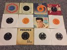 12 X Elvis Presley 7 Inch Vinyl Records Inc Jailhouse Rock, Moody Blue Etc
