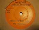 THE SOLITAIRES  PLEASE KISS THIS LETTER  RARE 7in DEMO LONDON RECORDS 1958