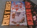 GUNS N' ROSES - APPETITE FOR DESTRUCTION LP + INNER  RARE UK / EURO BANNED CVR
