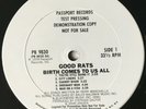 GOOD RATS Birth Comes To Us All '78 TEST PRESSING Promo LP RARE  Exc