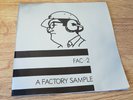 joy division  - a factory sample -  2 x 7'- red-black