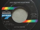 LITTLE RICHIE Just Another Heartache SOUND STAGE 7 45-2554 Promo Northern Soul