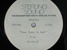 1982 German Goth MALARIA Rare ACETATE RECORD Punk -Your Turn To Run