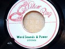 REGGAE 45: STONE Word Sounds & Power/SILVER RING ALL STARS Version SILVER RING