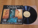 QUEEN THANK GOD IT'S CHRISTMAS 1st PRESS VINYL LP (BRAZIL) LTD EDITION RARE EX+