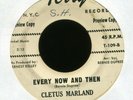 CLETUS MARLAND Every Now and Then on Terry Promo Northern Soul 45 Hear