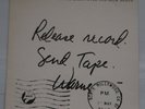 WARNE MARSH RELEASE RECORD SEND TAPE WAVE LP 6 PETER IND DICK SCOTT