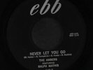 AMBERS: Never Let You Go / I'll Make A Bet 45 Vocal Groups