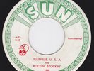 SUN 1960 orig Christmas Novelty Green & LOGOS 45- ROCKIN' STOCKIN' (BILLY RILEY)