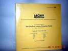 J.S. BACH PIERRE FOURNIER SUITES FOR VIOLONCELLO SOLO No. 3 + 4 ARCHIV APM 14187