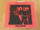 QUEEN ONE VISION 12'' SINGLE 1st PRESS 'Negative Sleeve' A2/B2 *Stunning* MINT