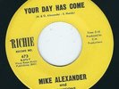 Garage - Mike Alexander & The Visions RICHIE 673 Your day has come / Pop goes ?