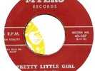 SONNY SABER PRETTY LITTLE GIRL ROCKABILLY OLDIES BOPPER 45 RPM RECORD