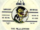 MIAMIANS CALL ME A COWARD ROCKABILLY OLDIES BOPPER PROMO 45 PM RECORD