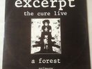 33 TOURS / LP--THE CURE--EXCERPT - THE CURE LIVE - A FOREST PRIMARY--1984