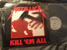 METALLICA Kill 'Em All LP ALBUM ED1 MEGAFORCE silver MRI 069 US in SHRINK MINT