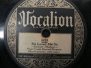 Flat Creek Sacred Singers-Loved Me So/Old  Hill-Vocalion 5223-V+-Prewar Gospel