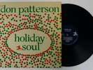 DON PATTERSON Holiday Soul LP 1965 PRESTIGE 1st press VG++ mono VAN GELDER #2662