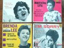 5 BRENDA LEE EP PICTURE SLEEVES -3 WITH RECORDS