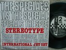 The Specials - Stereotype / International Jet Set UK Paper Label Nr Mint 45 + Bo