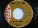 Seven Day Fool Etta James  Argo  Original Vinyl Record Ex